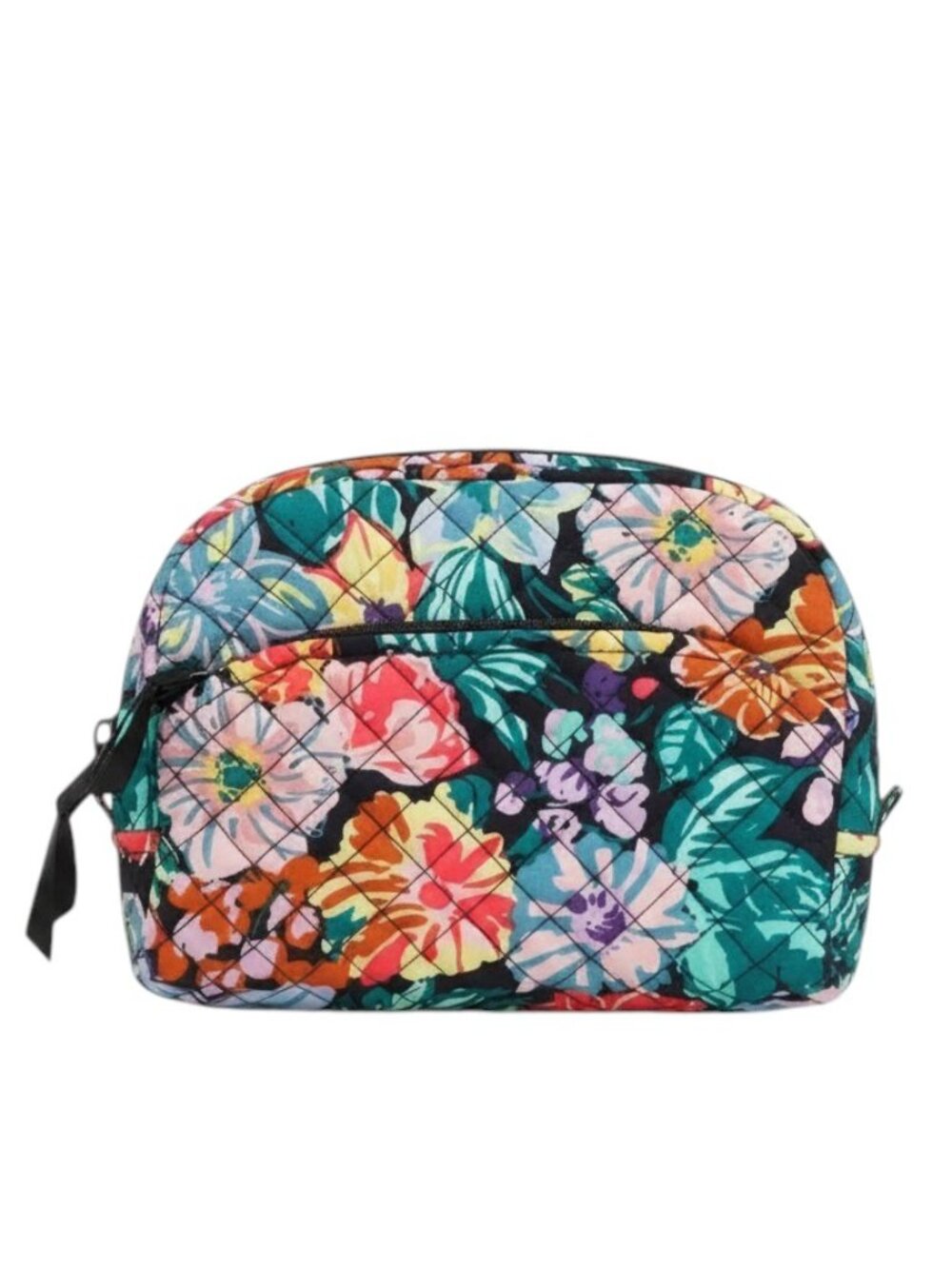 Vera Bradley Cosmetic Bag Happy Blooms 7.75"x 5.75"x2.75"